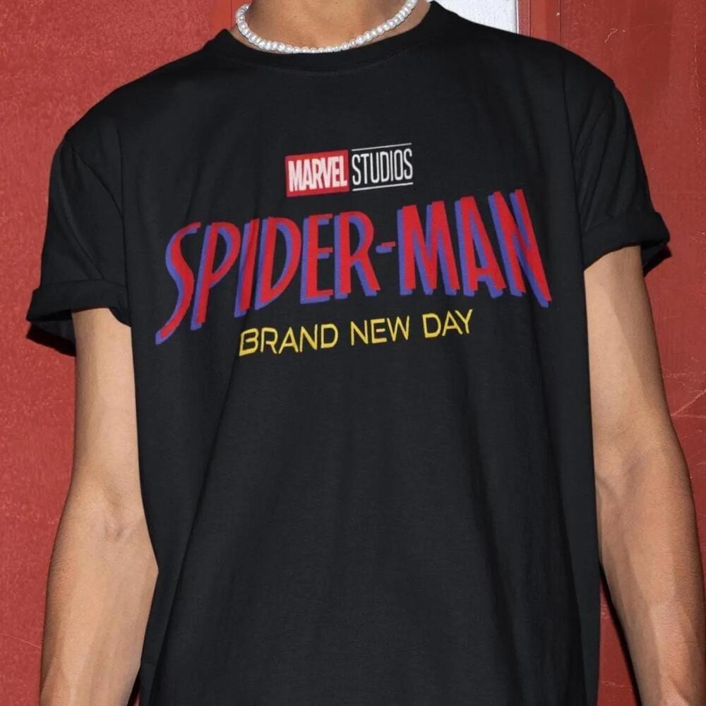 Spider Man Logo Shirt, Marvel Studios Tee, Brand New Day Tshirt